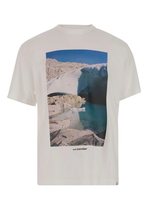 and Wander Gracier T-shirt - White