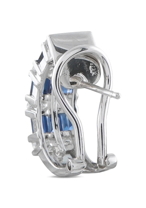LB Exclusive sapphire and diamond earrings - Silver