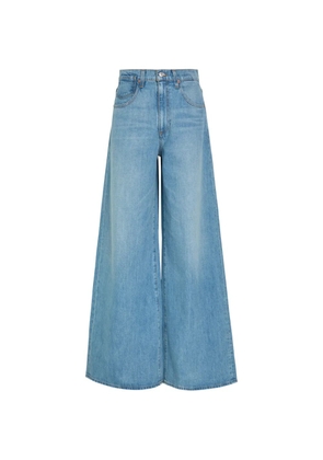 PAIGE Cameron wide-leg denim jeans - Blue