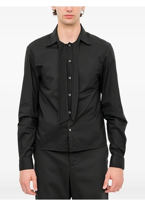 Ann Demeulemeester Stack tie-detail shirt - Black