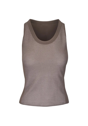 Akris panelled tank top - Brown