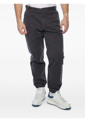 Armani Exchange elasticated-cuff trousers - Grey