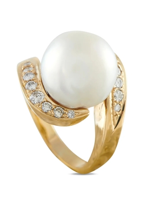 LB Exclusive pearl and diamond ring - Gold