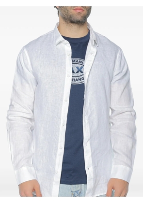 Armani Exchange linen shirt - White