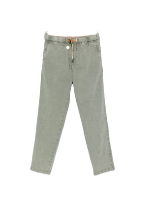 White Sand Greg F belted trousers - Green