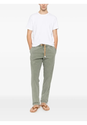 White Sand Greg F belted trousers - Green