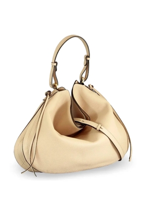 LORISTELLA Carola pebbled-leather tote bag - Neutrals
