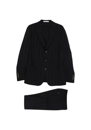 Eleventy pinstripe-pattern single-breasted suit - Black