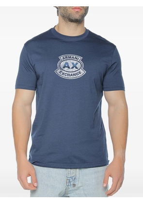 Armani Exchange logo-print T-shirt - Blue