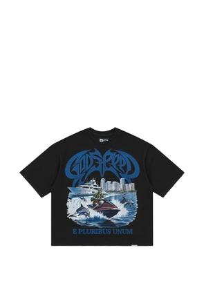GODSPEED Wave Runner graphic-print T-shirt - Black