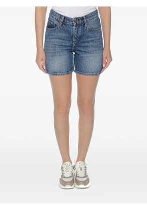 Armani Exchange five-pocket denim shorts - Blue