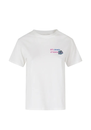 MC2 Saint Barth Emilie embroidered T-shirt - White