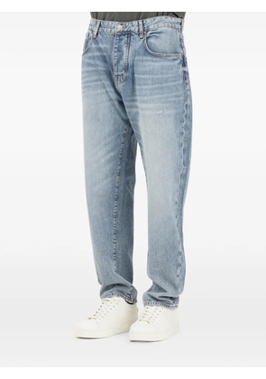 Armani Exchange faded-effect straight-leg jeans - Blue