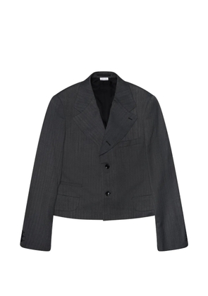 Comme des Garçons Homme cropped single-breasted blazer - Grey
