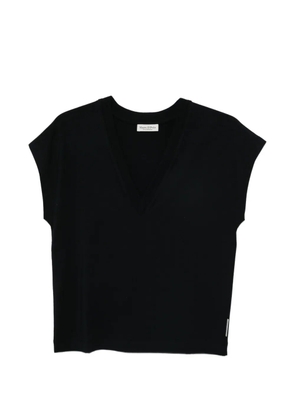 Marc O'Polo V-neck sleeveless T-shirt - Black