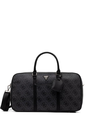 GUESS USA Berta monogram-print logo-plaque luggage bag - Black