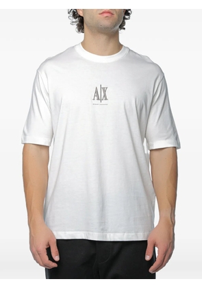 Armani Exchange logo-print t-shirt - White