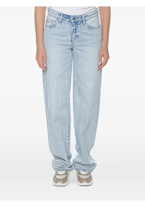 Armani Exchange logo-patch jeans - Blue