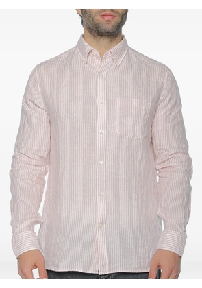 Ecoalf Adan striped linen shirt - Pink