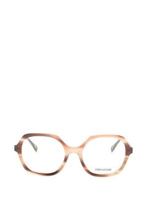 Zadig&Voltaire geometric-frame glasses - Brown