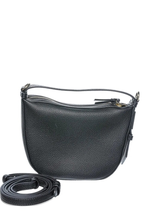 Armani Exchange pebbled-texture curved tote bag - Black