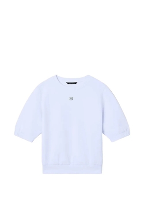 Armani Exchange logo-patch sweatshirt - White