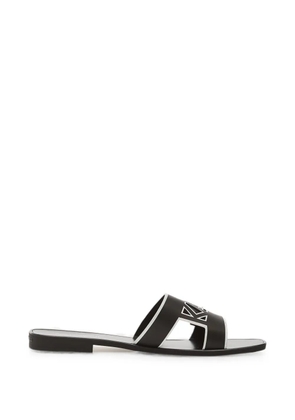 Karl Lagerfeld Jeans logo-cutout sandals - Black