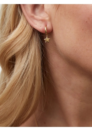 AUREE JEWELLERY Alta Moon Star hoop earrings - Gold