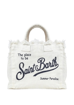 MC2 Saint Barth Vanity logo-print tote bag - White
