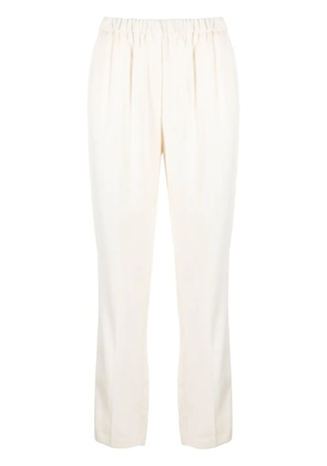 Forte Forte elasticated high-waisted trousers - Neutrals