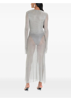 MANURÍ Suki maxi dress - Silver