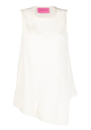 Viktor & Rolf Hanging By a Thread knit top - Neutrals