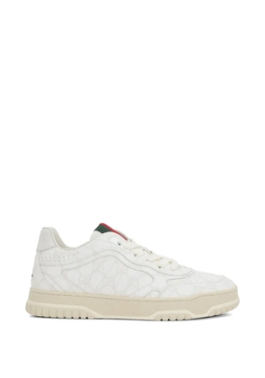 Gucci Pre-Owned Re-Web logo-print sneakers - White