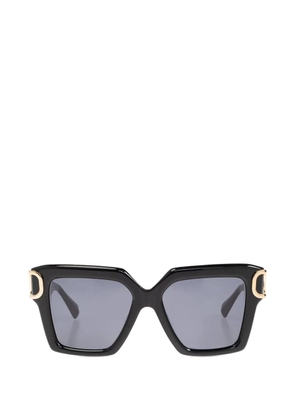 VALENTINO GARAVANI EYEWEAR oversized-frame sunglasses - Black