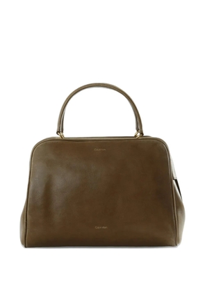 CALVIN KLEIN COLLECTION medium America logo-print tote bag - Brown