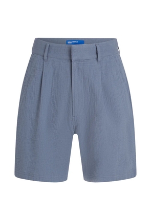 Karl Lagerfeld Jeans crinkled tailored shorts - Blue