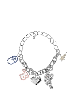 A BATHING APE® charm-embellished chunky-link necklace - Silver