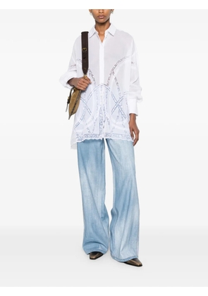 Ermanno Scervino faded-effect jeans - Blue