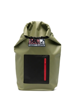 MC2 Saint Barth logo-print backpack - Green