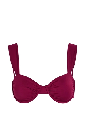 AWAY THAT DAY Isla Del Sol ruched underwired bikini top