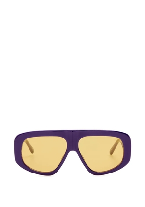 The Attico x Linda Farrow Milano oversized sunglasses - Purple
