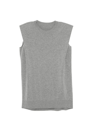 JNBY loose-knit cotton vest - Grey