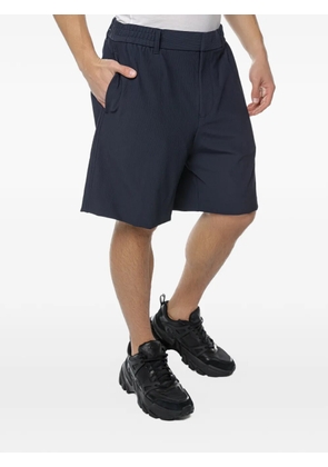 Emporio Armani elasticated-waistband bermuda shorts - Blue