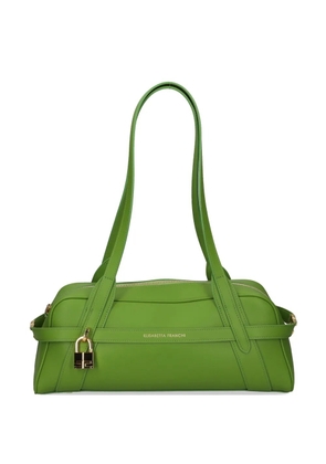 Elisabetta Franchi padlock-detail leather small shoulder bag - Green