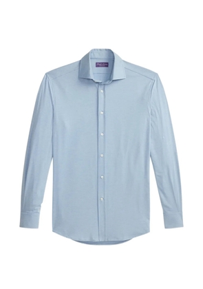 Ralph Lauren Purple Label knit piqué shirt - Blue
