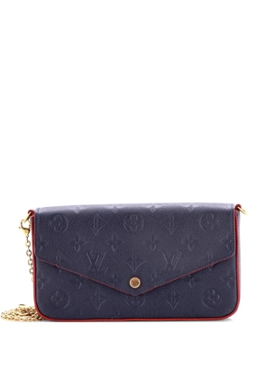 Louis Vuitton Pre-Owned Felicie Pochette Monogram Empreinte Leather crossbody bag - Blue