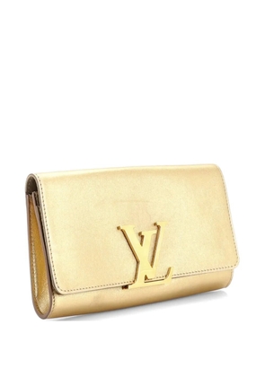Louis Vuitton Pre-Owned Louise Leather MM clutch bag - Gold