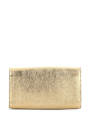 Louis Vuitton Pre-Owned Louise Leather MM clutch bag - Gold