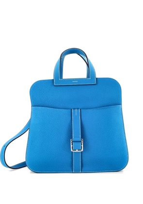 Hermès Pre-Owned Halzan Bag Clemence 31 shoulder bag - Blue