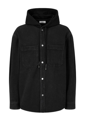 TOMBOY hooded denim jacket - Black